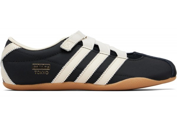 Кроссовки Adidas Tokyo Core Black Cream White Gold Metallic