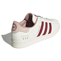 Кроссовки Adidas Superstar White Shadow Maroon