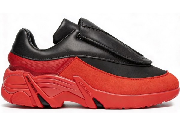 Кроссовки Adidas x Raf Simons Antei Red Black