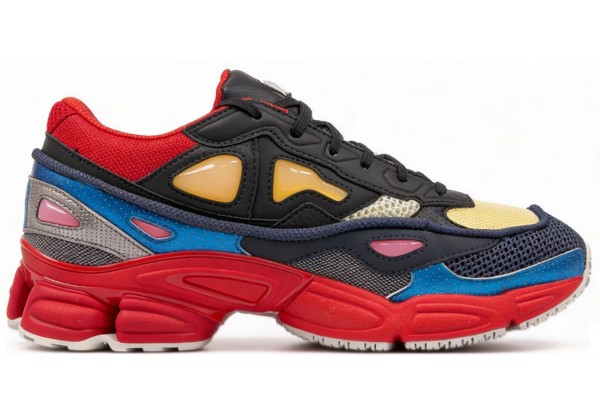 Adidas Raf Simons Ozweego 2 Power Red красные с желтым и синим