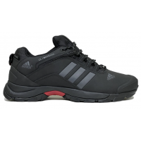 Кроссовки Adidas Terrex Climaproof Black Grey short с мехом