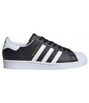 Adidas Superstar Black White Gold