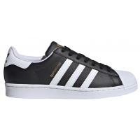 Adidas Superstar Black White Gold