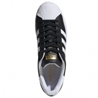 Adidas Superstar Black White Gold