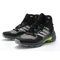 Adidas Terrex Swift R3 Mid Gore-Tex Black Grey Green Winter Termo