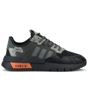 Кроссовки Adidas Nite Jogger Black Grey Orange