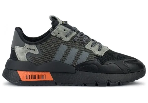 Кроссовки Adidas Nite Jogger Black Grey Orange