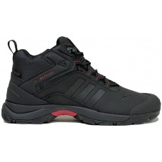 Ботинки Adidas Terrex Climaproof High Black Red с мехом