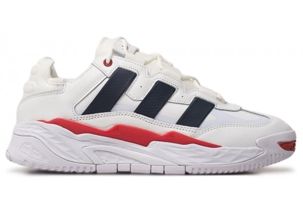 Adidas Niteball Cloud White Navy Red
