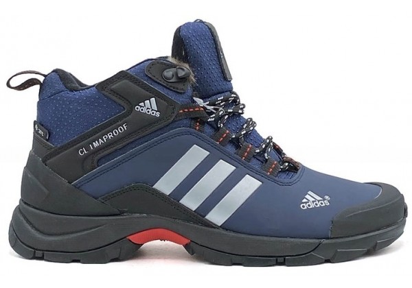 Ботинки Adidas Terrex Climaproof High Navy с мехом