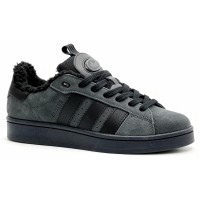 Adidas Campus 00s Dark Grey Black с мехом