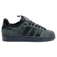 Adidas Campus 00s Dark Grey Black с мехом