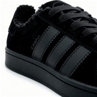 Adidas Campus 00s All Black с мехом