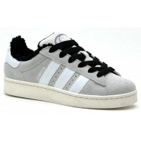 Adidas Campus 00s Grey White с мехом