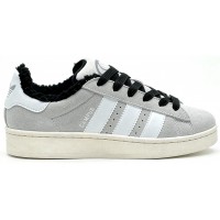 Adidas Campus 00s Grey White с мехом