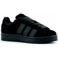 Adidas Campus 00s All Black с мехом