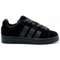 Adidas Campus 00s All Black с мехом