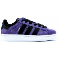 Adidas Campus 00s Violet Black с мехом