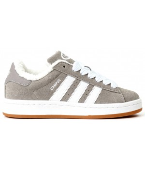 Adidas Originals Campus 00s Grey с мехом