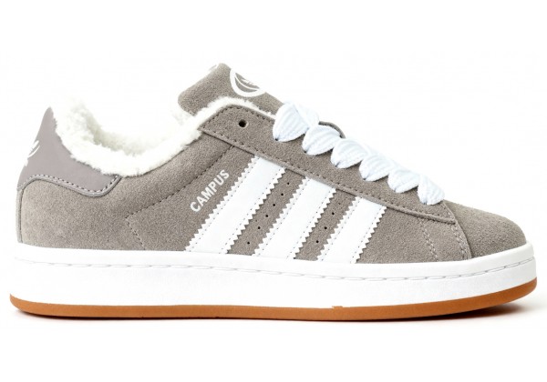 Adidas Originals Campus 00s Grey с мехом