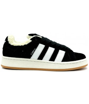 Adidas Campus 00s Core Black с мехом