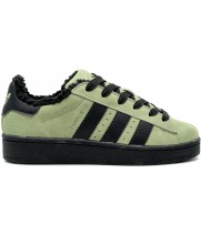 Adidas Campus 00s Green Black с мехом