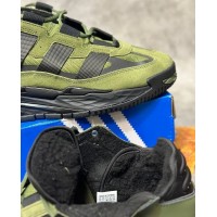 Adidas Niteball Green Black с мехом