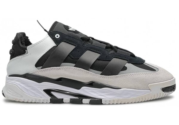 Adidas Niteball Black White с мехом