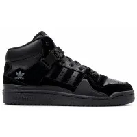 Кроссовки Adidas Forum High Winter Core черные