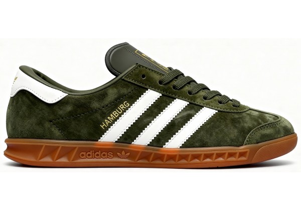 Adidas Hamburg Green White Gum Adidas Hamburg Green White Gum