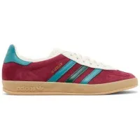 Adidas Gazelle Collegiate Burgundy Green бордовые с зеленым