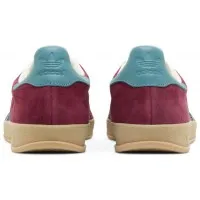 Adidas Gazelle Collegiate Burgundy Green бордовые с зеленым