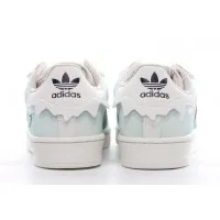 Кроссовки Adidas Superstar синие с белым