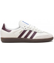 Adidas Emmi Samba Og Off-White Maroon