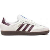 Adidas Emmi Samba Og Off-White Maroon