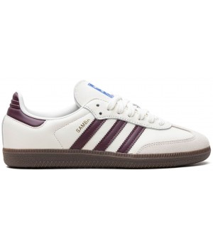 Adidas Emmi Samba Og Off-White Maroon