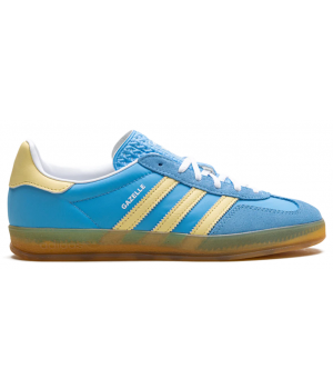 Adidas Gazelle Indoor Semi Blue Burst Almost Yellow