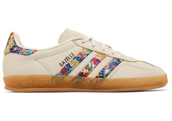 Adidas Gazelle Indoor Liberty London Floral Embroidery Stripes