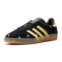 Adidas Gazelle Indoor Core Black Almost Yellow Floral