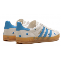 Adidas Gazelle Indoor Floral Light Blue Floral Embroidery