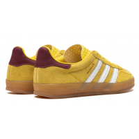 Adidas Gazelle Indoor Bright Yellow Collegiate Burgundy