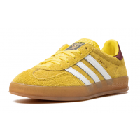 Adidas Gazelle Indoor Bright Yellow Collegiate Burgundy