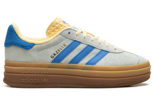 Adidas Gazelle Bold Almost Blue Yellow
