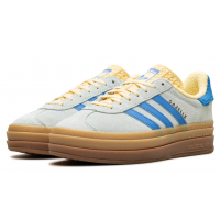 Adidas Gazelle Bold Almost Blue Yellow
