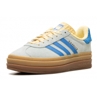 Adidas Gazelle Bold Almost Blue Yellow