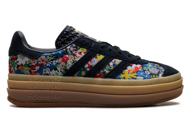 Кроссовки Adidas Gazelle Bold Liberty London Floral Embroidery