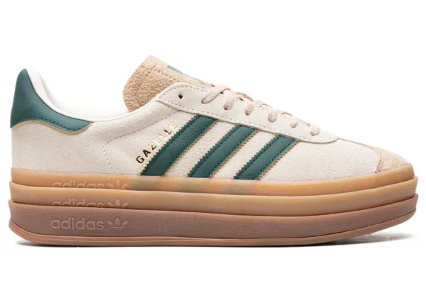 Кроссовки Adidas Gazelle Bold Cream Collegiate Green