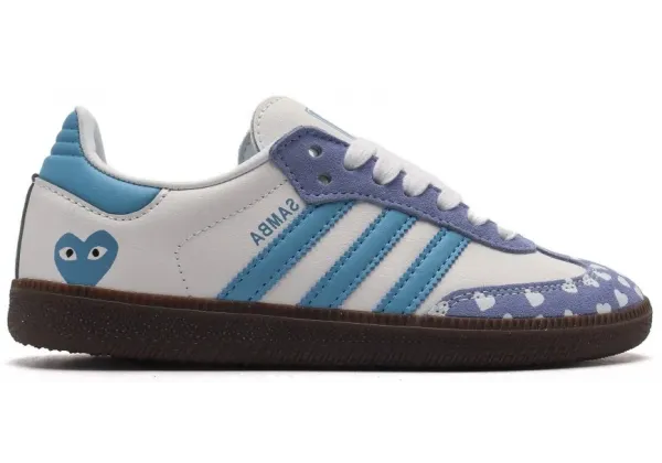 Кроссовки Adidas Samba x Comme Des Garcons Blue