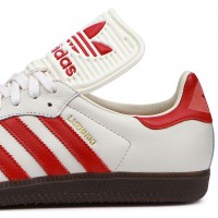 Adidas Originals Luzhniki Samba Classic Og White Scarlet Clear Granite