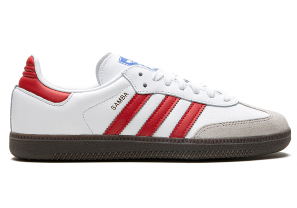 Кроссовки Adidas Samba OG White Better Scarlet